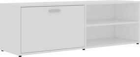 vidaXL Έπιπλο Τηλεόρασης Λευκό 120 x 34 x 37 εκ. από Επεξ. Ξύλο
