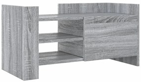vidaXL Έπιπλο Τηλεόρασης Γκρι Sonoma 80x35x40 εκ. από Επεξεργ. Ξύλο