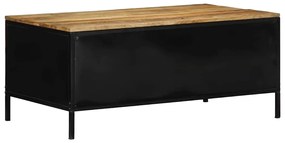 vidaXL Τραπεζάκι σαλονιού Καφέ 90 x 50 x 40 cm Μασίφ ξύλο μάνγκο