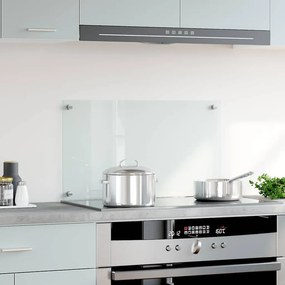 vidaXL Πλάτη Κουζίνας Διαφανής 70 x 40 εκ. από Ψημένο Γυαλί