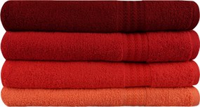 Bath Towel Set (4 Pieces) Rainbow - Red Pale Orange
Orange
Red
Fuchsia