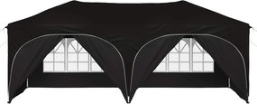 vidaXL Αυτοσχέδιο Μόρφωση 574 x 289 x 245 cm Μαύρο Ύφασμα Όξφορντ