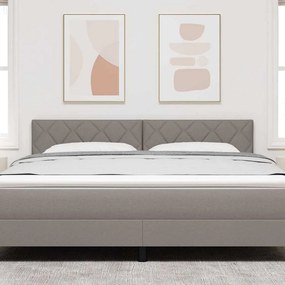 vidaXL Κεφαλάρι Taupe ύφασμα