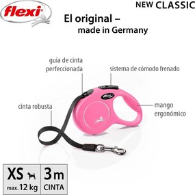 Λουρί Σκύλου Trixie New Classic Ροζ 3 m