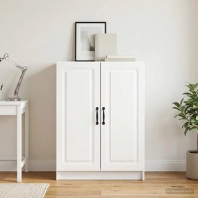 vidaXL Πλαϊνό γραφείο Γυαλιστερό Λευκό 66 x 34,5 x 87 εκ.
