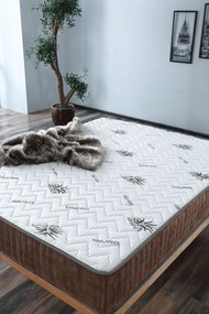 Stewehome Ορθοπεδικό Στρώμα Διπλής Όψης Σκληρό Καφέ 150x200x22 cm