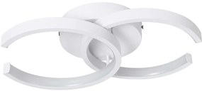 Φωτιστικό Οροφής - Πλαφονιέρα Eva 61068 33x21x7cm Dim Led 1920lm 16W White GloboStar