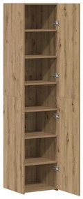 vidaXL Χειροποίητη δρυς 40 x 42,5 x 185 εκ. Επεξεργασμένο ξύλο