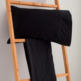 Σεντόνι King Size Με Λάστιχο (180x200+30) Vesta Synthesis New Μαύρο