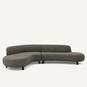 Γωνιακός καναπές από βαμβάκι λίνο - Rosebury design E.Gallina