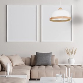 Κρεμαστό Φωτιστικό Studio Ø32cm Λευκό