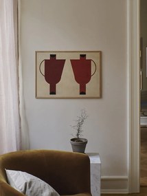 Πόστερ, Dialogues 03, Studio Paradissi (50x70cm), Κάμελ/Καφέ, Sustainable Paper,THE POSTER CLUB