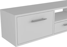Stewehome Μοντέρνο επιτοίχιο έπιπλο τηλεόρασης 140x30x30 cm