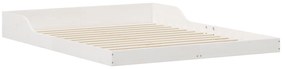 vidaXL Σκελετός Κρεβατιού Λευκό 140 x 220 cm Μασίφ ξύλο πεύκου