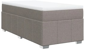 ΚΡΕΒΑΤΙ BOXSPRING ΜΕ ΣΤΡΩΜΑ TAUPE 80X200 ΕΚ. ΥΦΑΣΜΑΤΙΝΟ 3285432