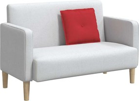vidaXL Μαξιλάρι Πλάτης Κόκκινο 50 x 19 x 45 εκ ύφασμα