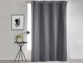 Κουρτίνα Συσκότισης Occult Douceur d'intérieur με τρουκς και διαστάσεις 135x280cm - Slate Grey
