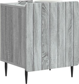 vidaXL Κομοδίνο 2 τεμ. Γκρι Sonoma 43 x 34,5 x 52 εκ