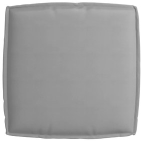 vidaXL Μαξιλάρι Παλέτας για Καθίσματα Γκρι 60x60x12 cm Ύφασμα Oxford
