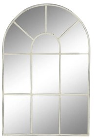 Τοίχο καθρέφτη DKD Home Decor 82 x 2,5 x 122 cm Μέταλλο Λευκό Vintage Παράθυρο