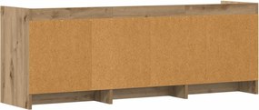 vidaXL Ντουλάπι TV 130 x 33 x 47 εκ Artisan Δρυς Επεξεργασμένο Ξύλο