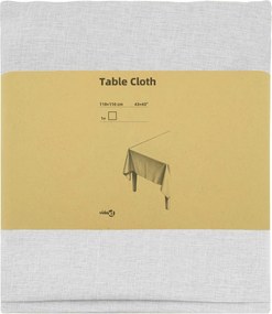 vidaXL Ύφασμα Τραπέζης Λευκό 110 x 110 cm τετράγωνο