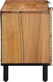 vidaXL Ντουλάπι TV Solid Acacia Wood 105 x 33 x 46 εκ.