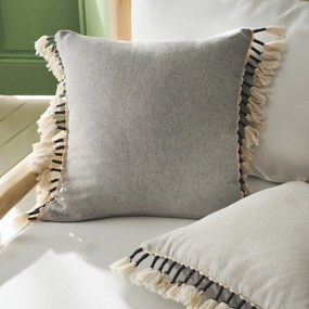 Μαξιλαροθήκη Διακοσμητική Kianga 226/15 Opal Grey Gofis Home 43X43 100% Βαμβάκι