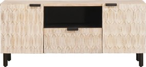 vidaXL Ντουλάπι TV Λευκό Φινίρισμα Καθαρισμού 105 x 33 x 46 εκ.