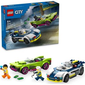 City: Καταδίωξη Αστυνομίας Και Muscle Car (60415) 4 Ετών+ Multi Lego