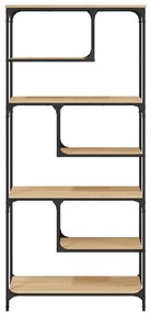 vidaXL Βιβλιοθήκη Sonoma Δρυς 81x36x176 εκ. από Επεξεργασμένο Ξύλο