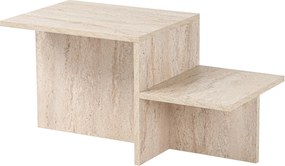 Τραπεζάκι Σαλονιού Τραβερτίνη HARMONY 80x40x40