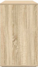 vidaXL Πλαϊνό γραφείο Δρύς Sonoma 135 x 41 x 75 εκ Επεξεργασμένο ξύλο