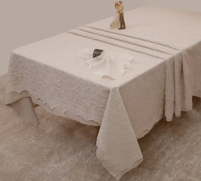 Τραπεζομάντηλο (160x160) Anna Riska Des 2331 Ivory