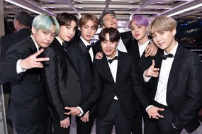 Φωτογραφία South Korean boy band BTS at 61st Annual GRAMMY Awards, John Shearer