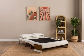 Διθέσιος Καναπές Κρεβάτι Λευκό COSMO 78x120x82