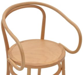 Καρέκλα - Πολυθρόνα Verfie φυσικό ξύλο οξιάς 55x50x83εκ 55x50x83 εκ.