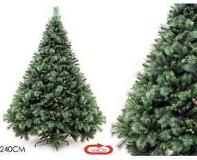 Χριστουγεννιάτικο Δέντρο Broad Peak PVC/PP/PE 240cm