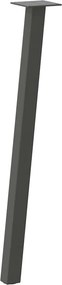 vidaXL Πόδια Κονσόλας 4 τεμ. Ανθρακί 72 εκ. Ατσάλι