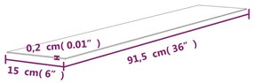 Πάνελ Τοίχου Ξύλινη Εμφάνιση Καφέ 4,12 μ² από PVC - Καφέ