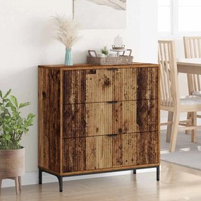 vidaXL Πλαϊνό γραφείο Παλαιό ξύλο 79.5 x 33 x 82 εκ Επεξεργασμένο ξύλο