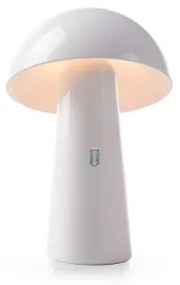 Επιτραπέζιο Φωτιστικό Επαναφορτιζόμενο LED IP44 Shiitake New Garden-LUMSTK025BXWLNW-Λευκό LUMSTK025BXWLNW