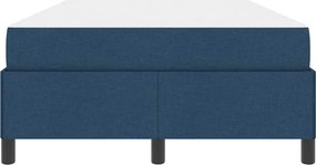 vidaXL Κρεβάτι με ελατήρια Μπλε 120 x 200 cm ύφασμα