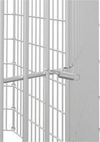 vidaXL Περίφραξη Ζώων Ελεύθερης Βοσκής 8 Πάνελ 54x60 εκ. Γαλβ. Σίδερο