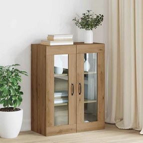 Κρεμαστό Έπιπλο Τοίχου Επιτοίχιο Καφέ 69.5 x 34 x 90 εκ.