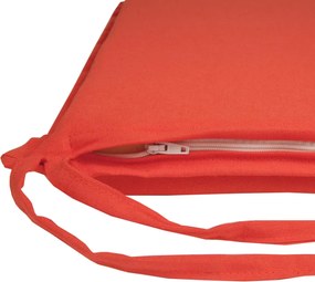 Μαξιλάρι Καρέκλας Με Φερμουάρ Be Comfy Orange 001