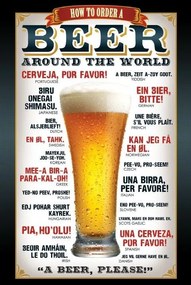 Αφίσα Beer – how to order, (61 x 91.5 cm)
