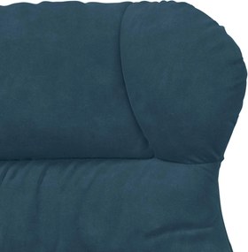 vidaXL Πολυθρόνα Μπλε 69 x 74 x 93 εκ. Βελούδο