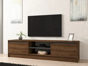 Έπιπλο Τηλεόρασης Καρυδί / Ανθρακί IRULAR 180x40x45