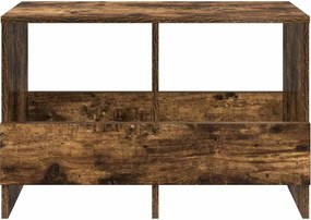 vidaXL Ράφι Περιοδικών Καπνιστό Δρύς 68,5 x 30 x 45 εκ.